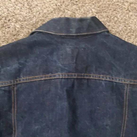 1970'S Orange Tag Vintage Levi's Jean Jacket Women's Small - Picture 6 of 8